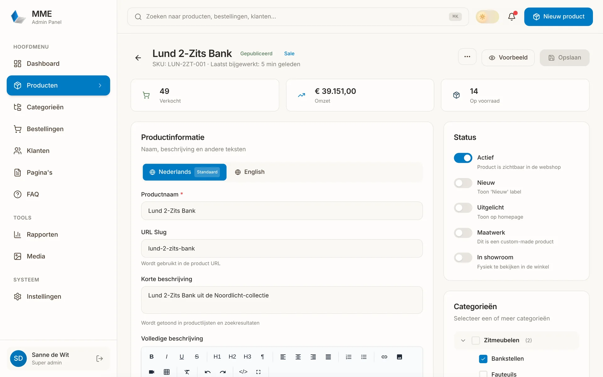 Content en SEO in MME v6